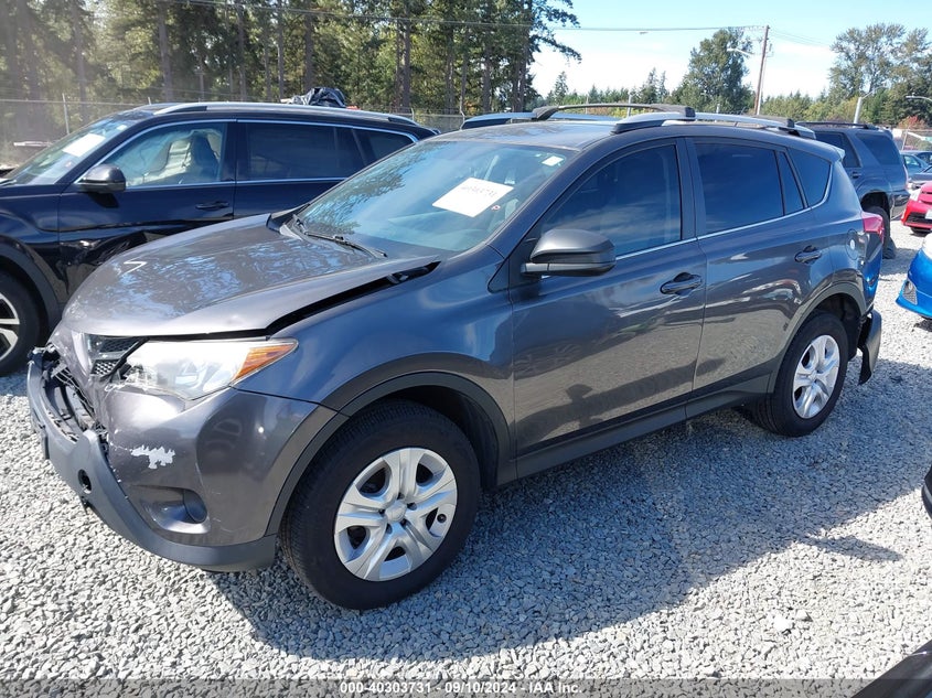 2013 TOYOTA RAV4 LE - JTMBFREV1D5017141