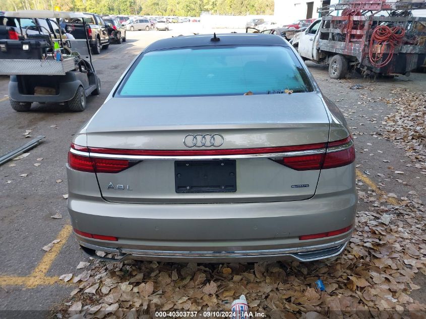 2019 Audi A8 L VIN: WAU8DBF8XKN018766 Lot: 40303737