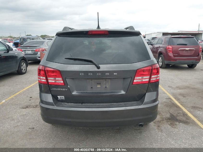 2017 Dodge Journey Se VIN: 3C4PDCAB4HT568173 Lot: 40303758