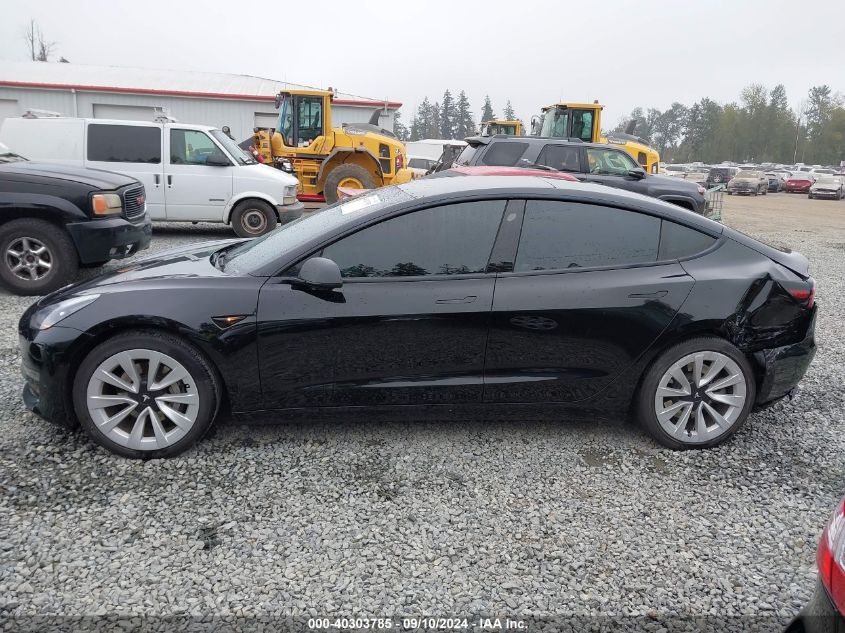 2021 Tesla Model 3 VIN: 5YJ3E1EAXMF066634 Lot: 40303785