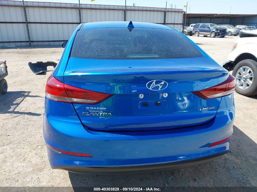 2018 Hyundai Elantra Limited VIN: 5NPD84LF7JH280294 Lot: 40303828