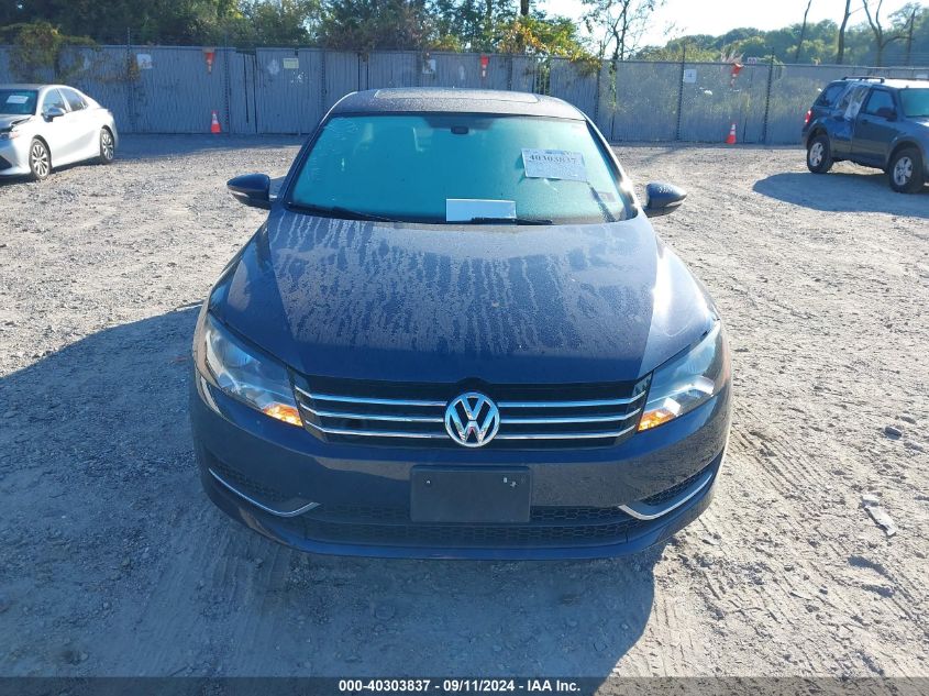 1VWBP7A33CC024296 2012 Volkswagen Passat Se