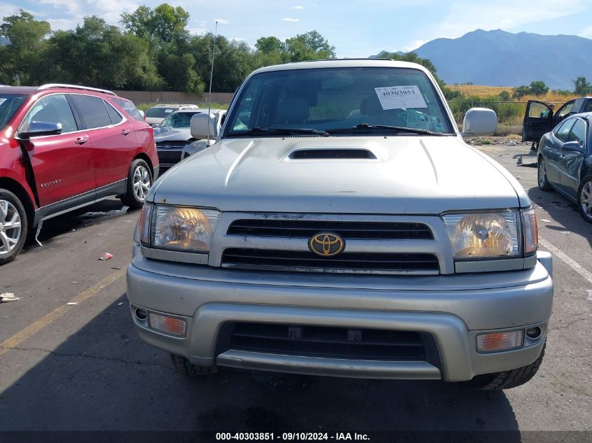 2000 Toyota 4Runner Sr5 VIN: JT3HN86R3Y0284586 Lot: 40303851