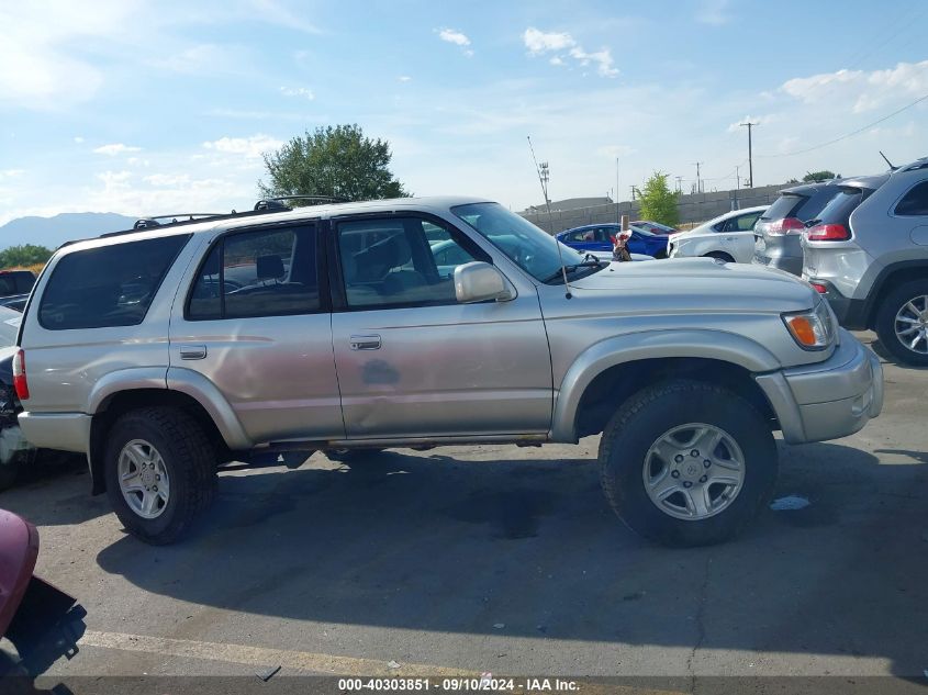 2000 Toyota 4Runner Sr5 VIN: JT3HN86R3Y0284586 Lot: 40303851