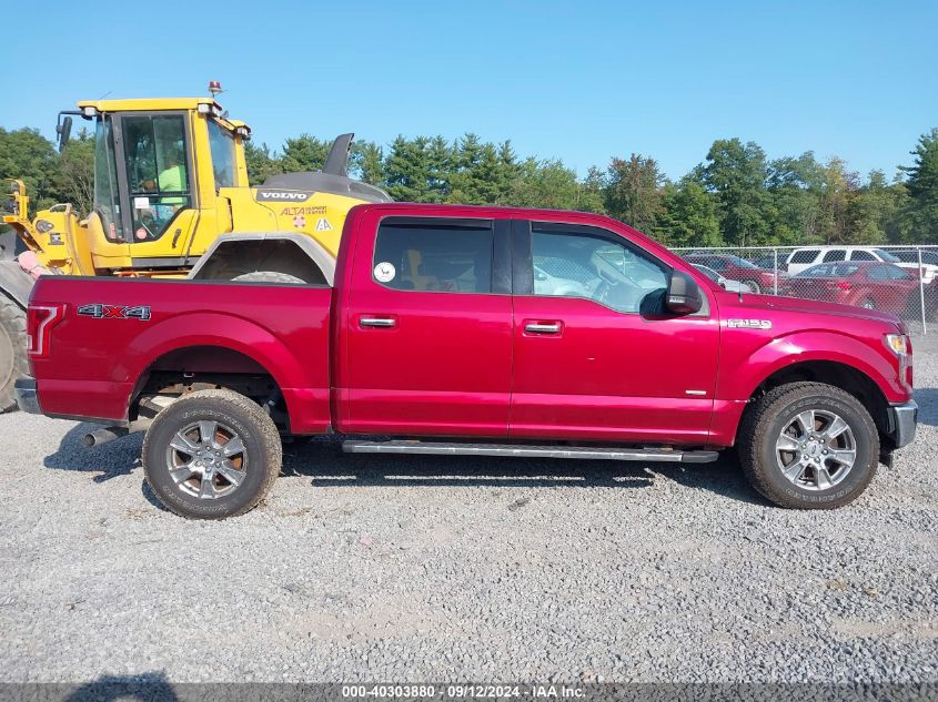 2017 Ford F-150 Supercrew VIN: 1FTEW1EG6HFB03321 Lot: 40303880