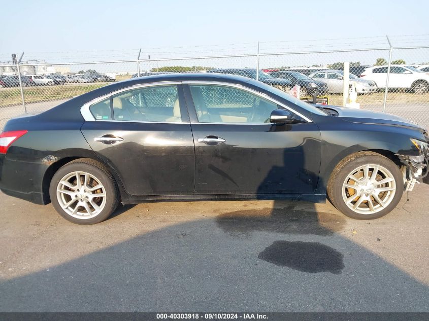 2009 Nissan Maxima S/Sv VIN: 1N4AA51E59C859028 Lot: 40303918