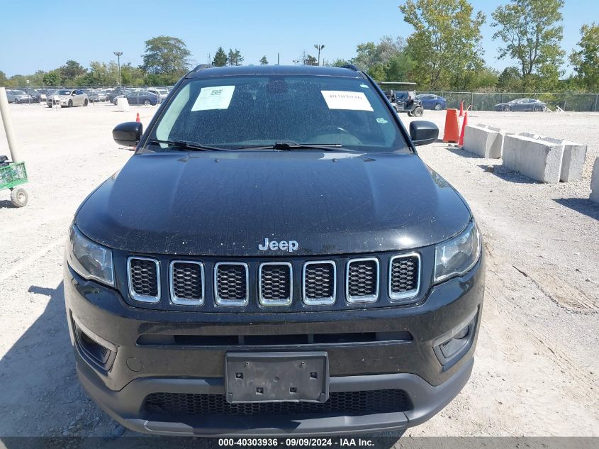 2018 Jeep Compass Latitude Fwd VIN: 3C4NJCBB7JT502317 Lot: 40303936