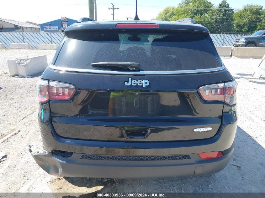 2018 Jeep Compass Latitude Fwd VIN: 3C4NJCBB7JT502317 Lot: 40303936