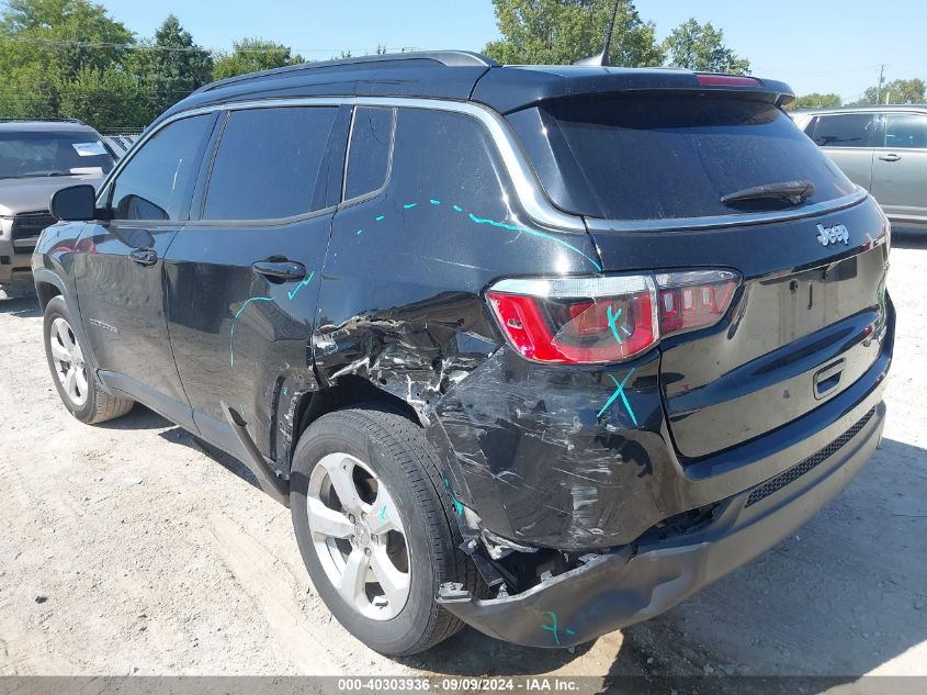 2018 Jeep Compass Latitude Fwd VIN: 3C4NJCBB7JT502317 Lot: 40303936