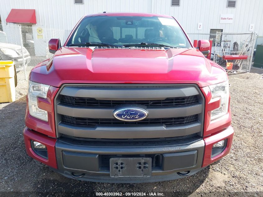 2015 Ford F-150 Lariat VIN: 1FTEW1EG7FKD73274 Lot: 40303962