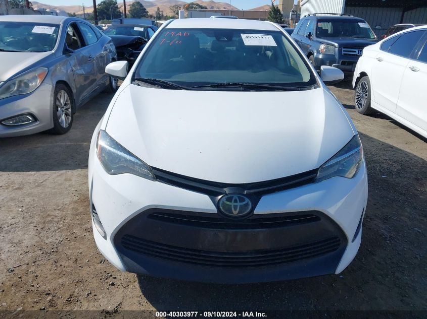 2019 Toyota Corolla Le VIN: 2T1BURHE4KC208683 Lot: 40303977