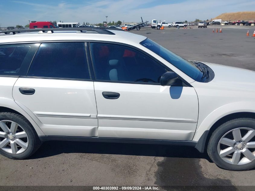 2009 Subaru Outback 2.5I VIN: 4S4BP61C997311118 Lot: 40303992