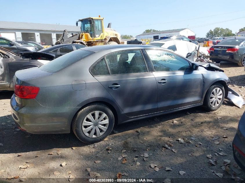 3VW2K7AJ0DM379102 2013 Volkswagen Jetta 2.0L S