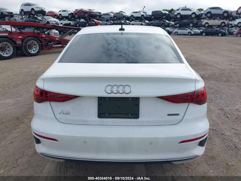 2022 Audi A3 Premium VIN: WAUGUDGYXNA018185 Lot: 40304019