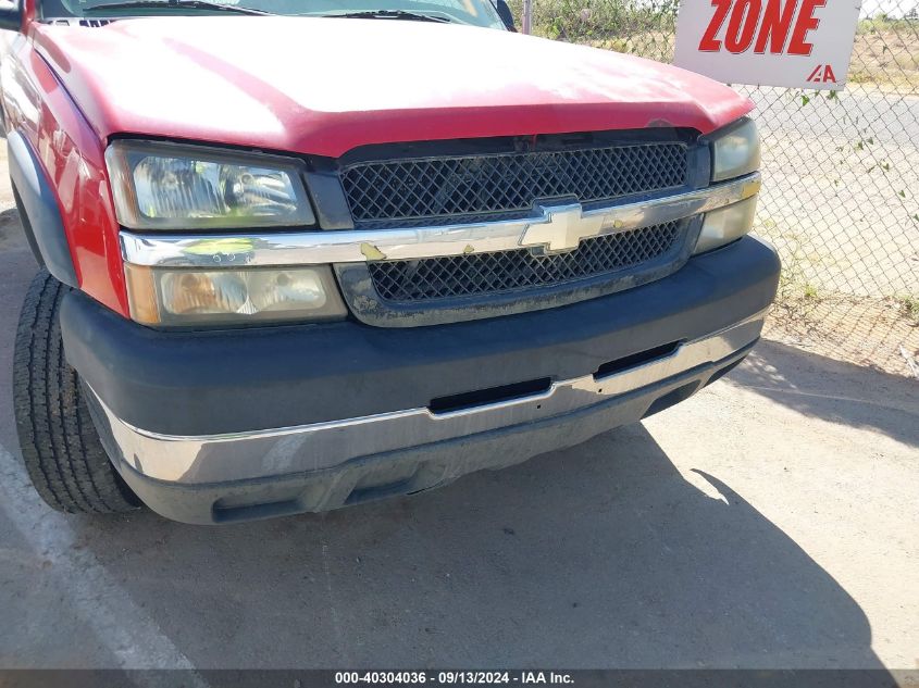 2004 Chevrolet Silverado 2500Hd Work Truck VIN: 1GCHC24U24E300571 Lot: 40304036