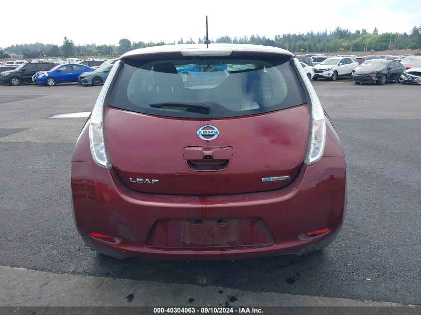 2017 Nissan Leaf S VIN: 1N4BZ0CP0HC306350 Lot: 40304063