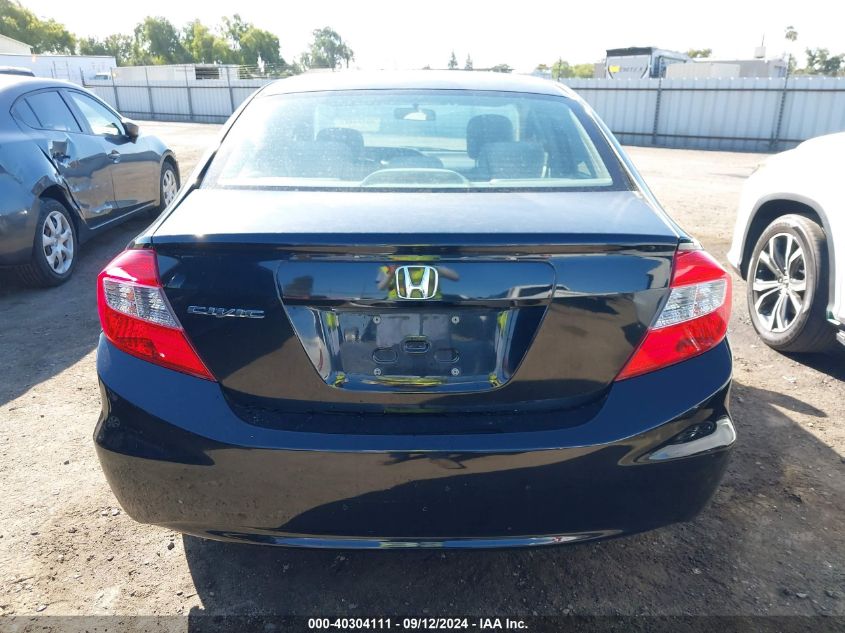 2012 Honda Civic Lx VIN: 19XFB2F52CE345240 Lot: 40304111