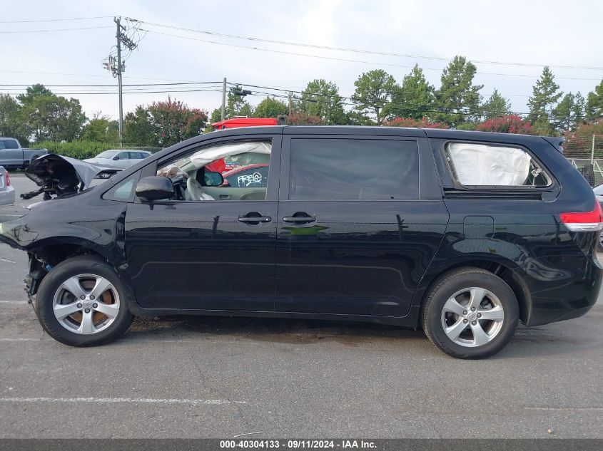 2012 Toyota Sienna Le VIN: 5TDKA3DC1CS015622 Lot: 40304133