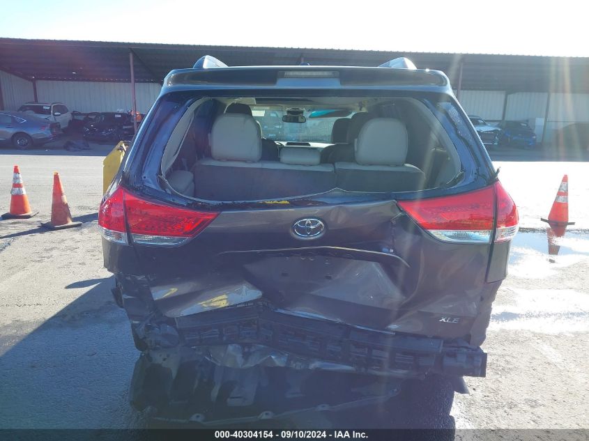 2013 Toyota Sienna Xle V6 8 Passenger VIN: 5TDYK3DC3DS351619 Lot: 40304154