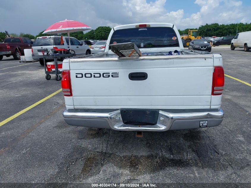 2000 Dodge Dakota Slt/Sport VIN: 1B7GL22N9YS577801 Lot: 40304174