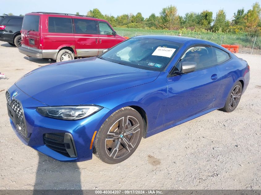 2021 BMW M440I 3.0L I-6 DI, DOHC, V(VIN: WBA13AR03MCG22715