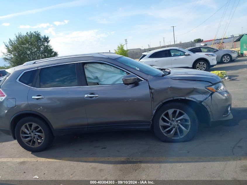 2016 Nissan Rogue S/Sl/Sv VIN: KNMAT2MV3GP718172 Lot: 40304303