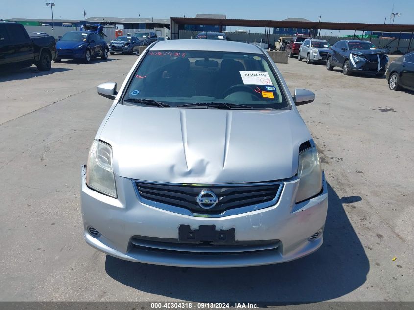 2010 Nissan Sentra 2.0 VIN: 3N1AB6AP3AL657377 Lot: 40304318