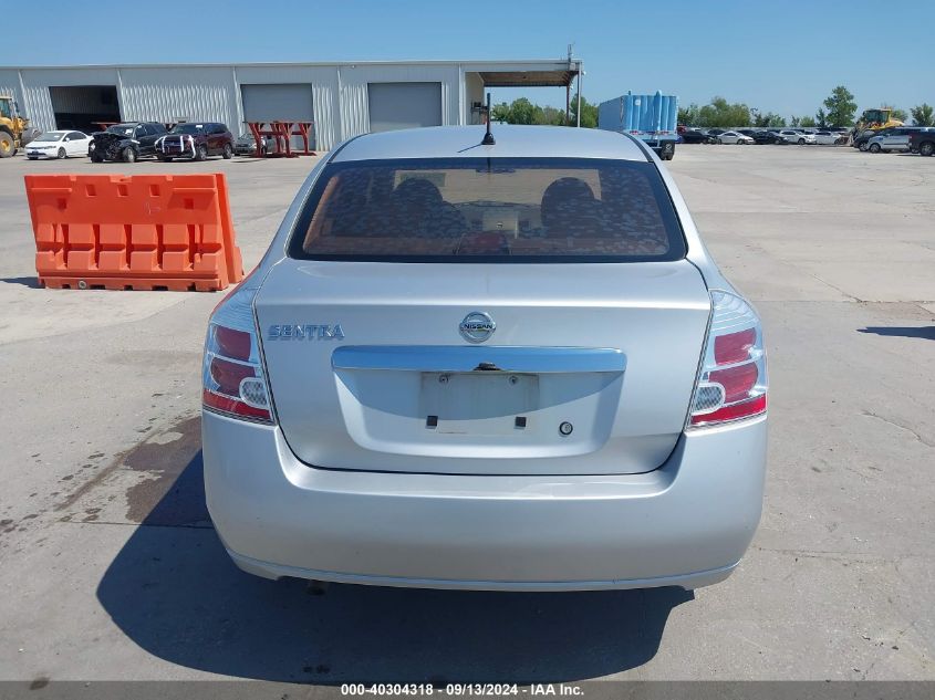 2010 Nissan Sentra 2.0 VIN: 3N1AB6AP3AL657377 Lot: 40304318