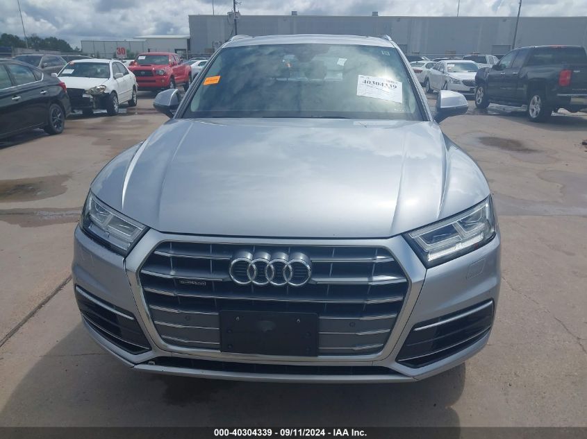 2018 Audi Q5 2.0T Premium/2.0T Tech Premium VIN: WA1BNAFY3J2211481 Lot: 40304339