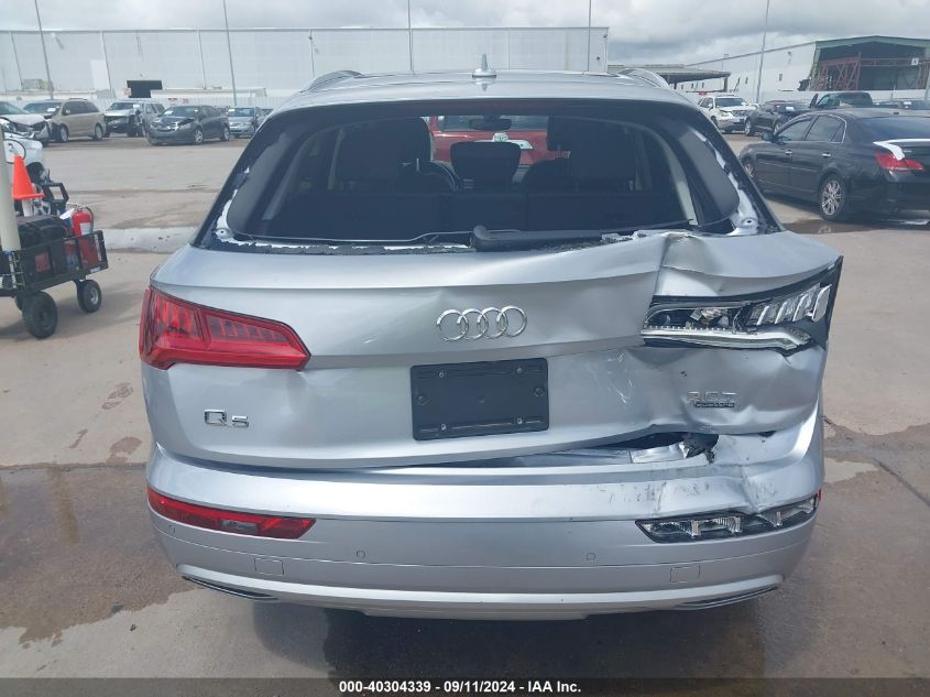 2018 Audi Q5 2.0T Premium/2.0T Tech Premium VIN: WA1BNAFY3J2211481 Lot: 40304339