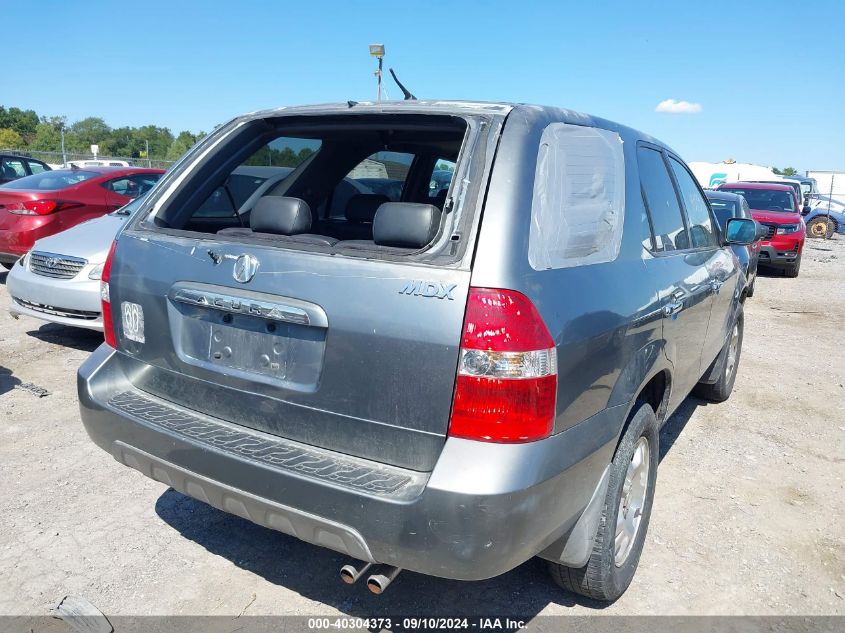 2001 Acura Mdx VIN: 2HNYD182X1H527330 Lot: 40304373