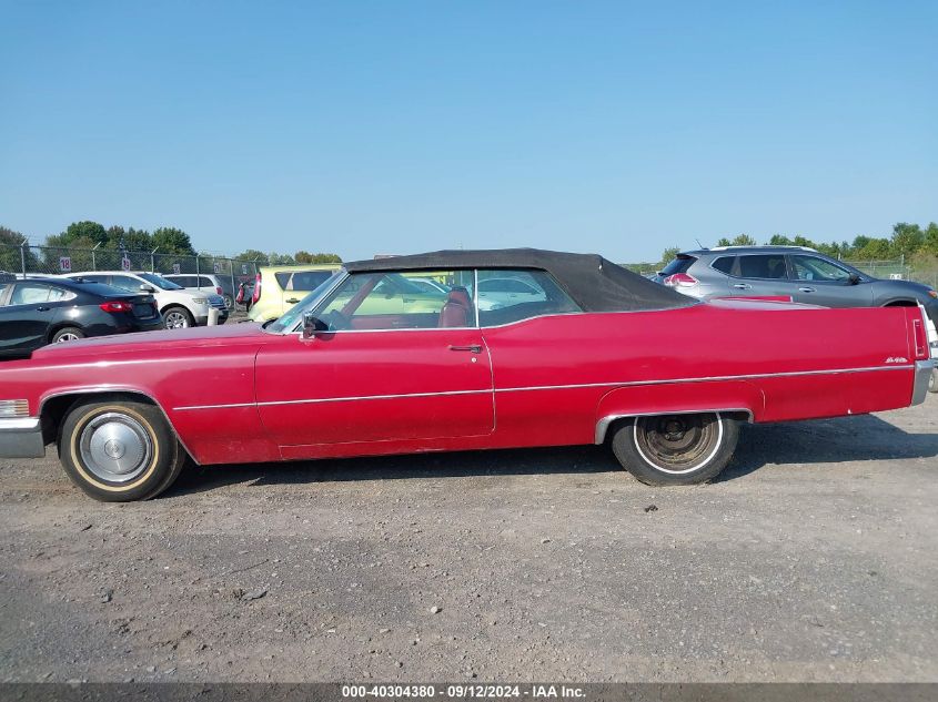 1970 Cadillac Deville VIN: F0256066 Lot: 40304380