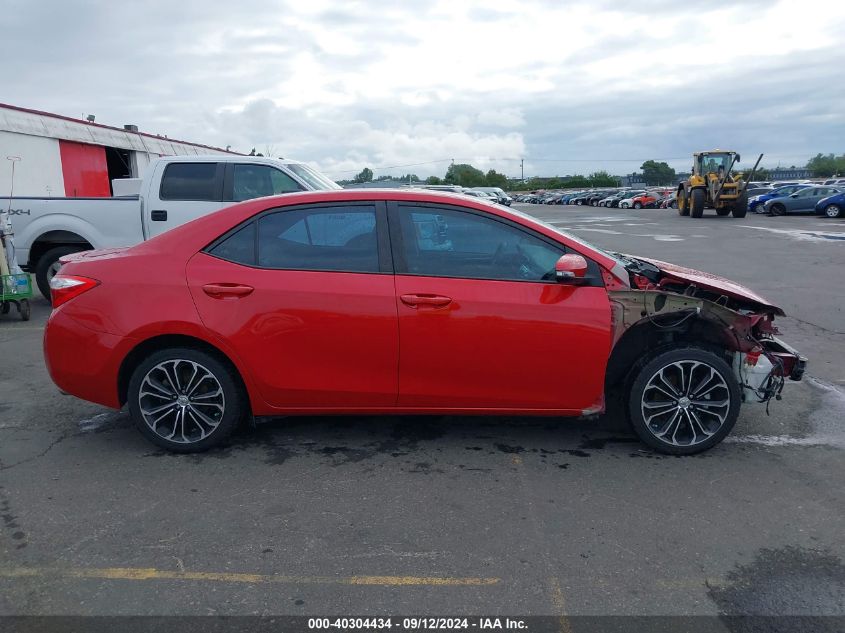 2015 Toyota Corolla S Plus VIN: 2T1BURHE5FC258398 Lot: 40304434