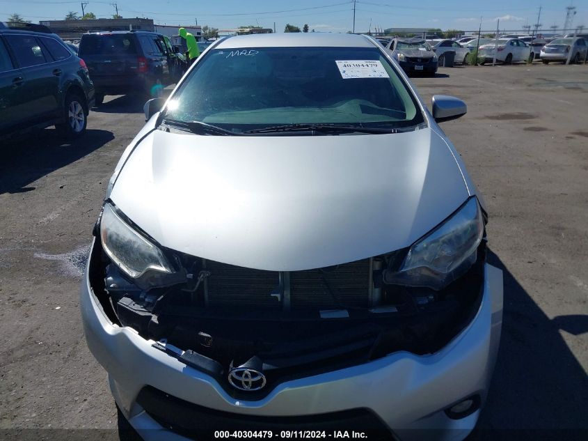 2014 Toyota Corolla Le Plus VIN: 2T1BURHEXEC087162 Lot: 40304479