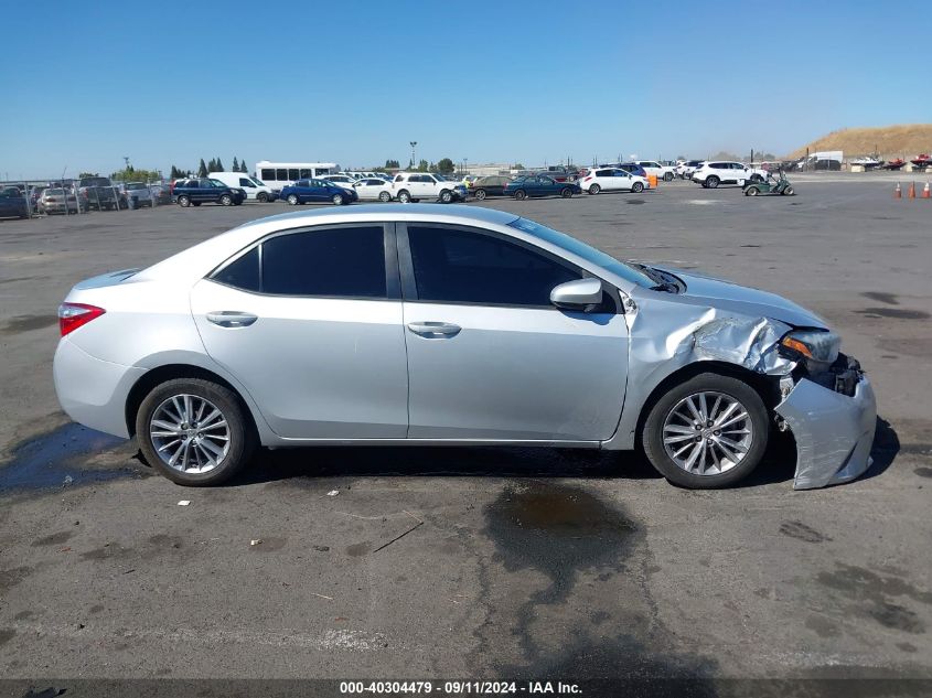 2014 Toyota Corolla Le Plus VIN: 2T1BURHEXEC087162 Lot: 40304479