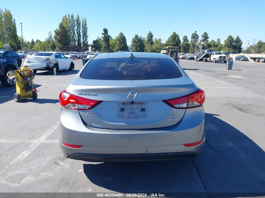 2014 Hyundai Elantra Limited VIN: KMHDH4AE9EU075044 Lot: 40304490