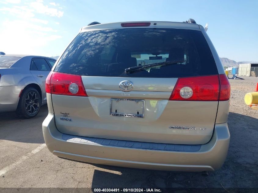 2009 Toyota Sienna Le VIN: 5TDZK23C89S232262 Lot: 40304491