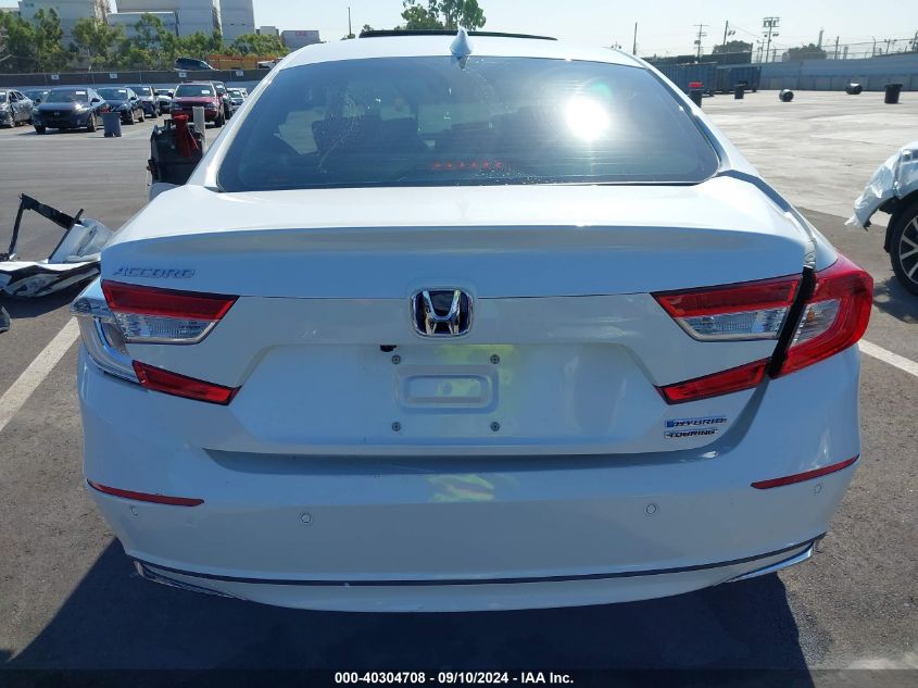 2022 Honda Accord Touring Hybrid VIN: 1HGCV3F91NA024915 Lot: 40304708