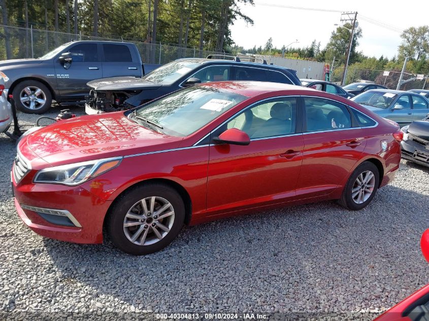 2015 Hyundai Sonata Se VIN: 5NPE24AFXFH116926 Lot: 40304813