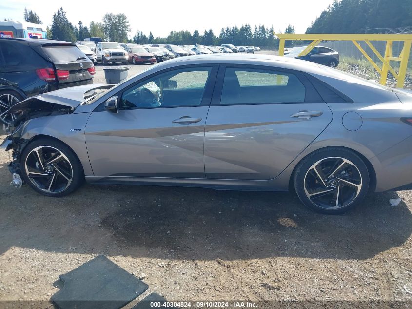 2022 Hyundai Elantra N Line VIN: KMHLR4AFXNU224739 Lot: 40304824