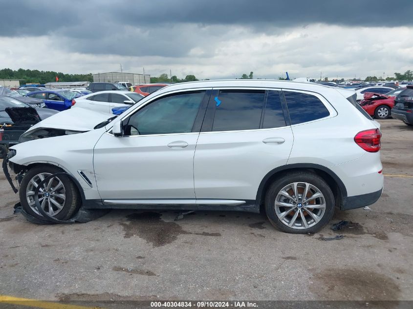 2019 BMW X3 Sdrive30I VIN: 5UXTR7C54KLE94787 Lot: 40304834