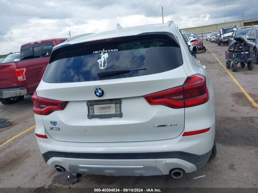 2019 BMW X3 Sdrive30I VIN: 5UXTR7C54KLE94787 Lot: 40304834