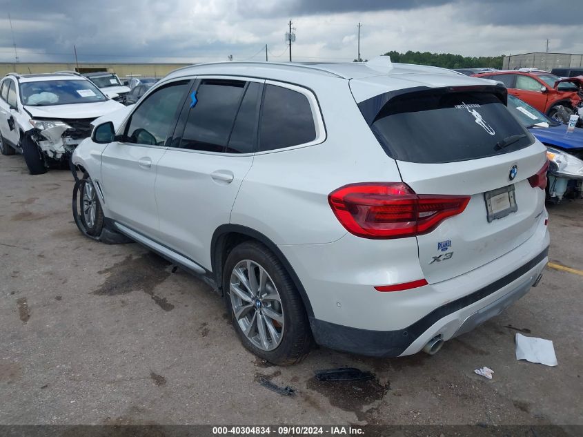 VIN 5UXTR7C54KLE94787 2019 BMW X3, Sdrive30I no.3