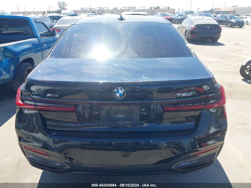 2020 BMW 750I Xi VIN: WBA7U2C03LGM27062 Lot: 40304894