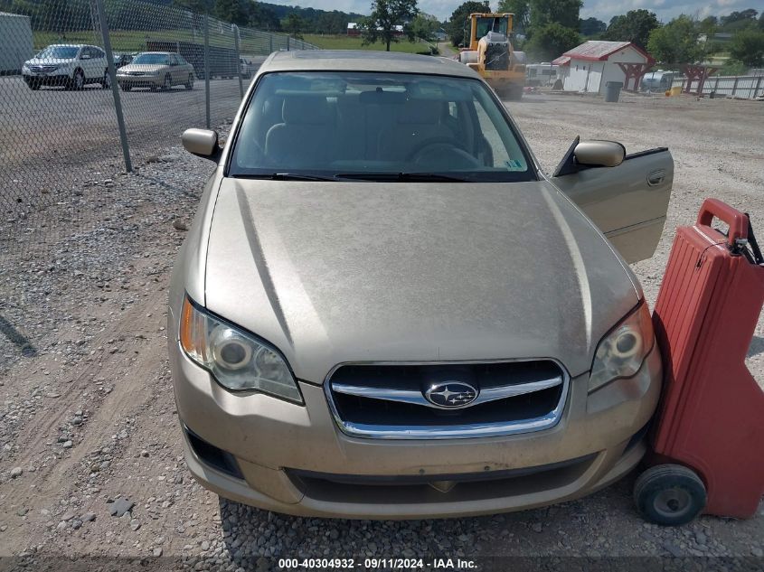 2008 Subaru Legacy 2.5I VIN: 4S3BL616187209546 Lot: 40304932