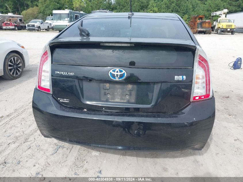 2013 Toyota Prius Three VIN: JTDKN3DU7D1625326 Lot: 40304938