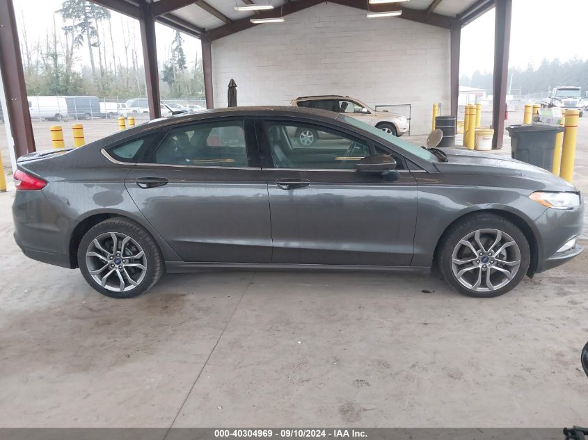 2017 FORD FUSION SE - 3FA6P0T9XHR187894