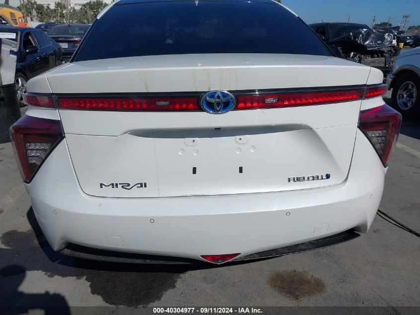 2017 Toyota Mirai VIN: JTDBVRBD7HA001604 Lot: 40304977