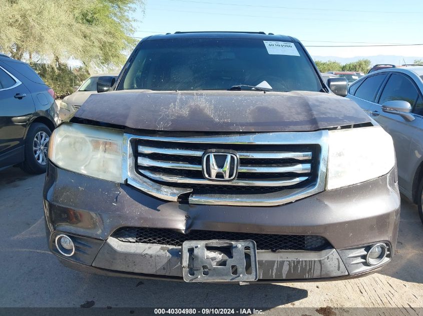 2013 Honda Pilot Exl VIN: 5FNYF4H61DB077887 Lot: 40304980