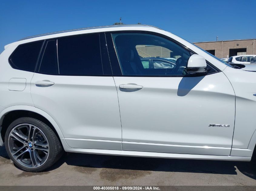 2016 BMW X3 xDrive28I VIN: 5UXWX9C55G0D82913 Lot: 40305018